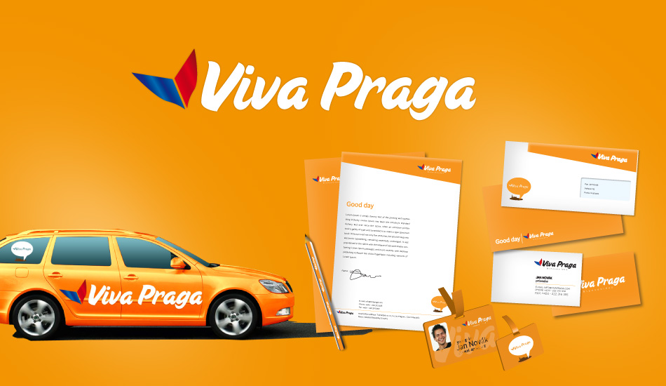 Značka Viva Praga s Logo manuálem