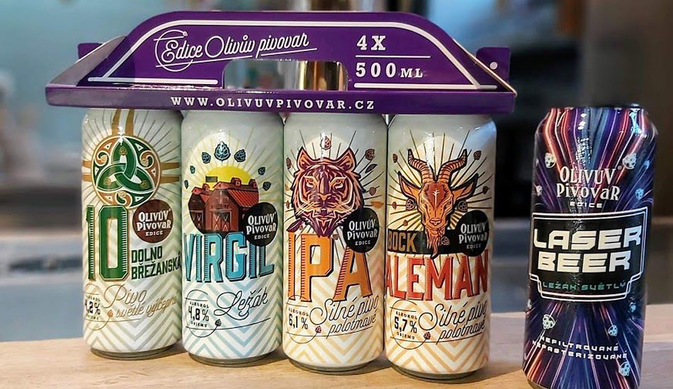 packaging Design Olivův pivovar