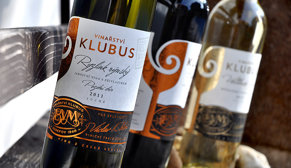nová vinařská etiketa KLUBUS